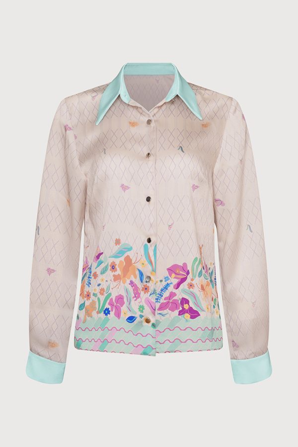 CECILE shirt - Memories Pattern