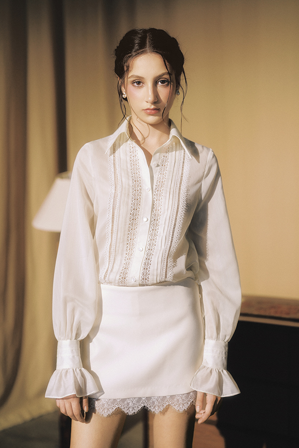 HAZEL Top - Ivory